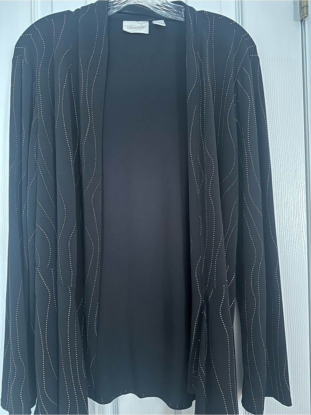 Chico's Black and Gold Jacket